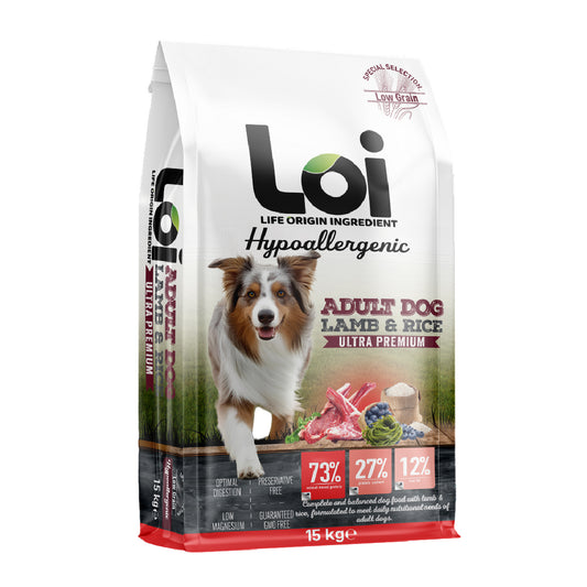 LOI Hipoalerjenik Kuzu Etli Köpek Maması 15 Kg