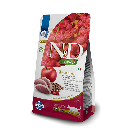 N&D Quinoa Tahılsız Tüy Yumağı Önleyici Yetişkin Kedi Maması 1,5 kg
